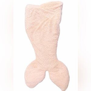 Cozy Pink Kid’s Mermaid Tail Blanket 🧜‍♀️